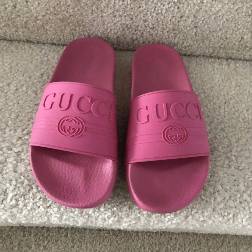 Gucci Pink slides